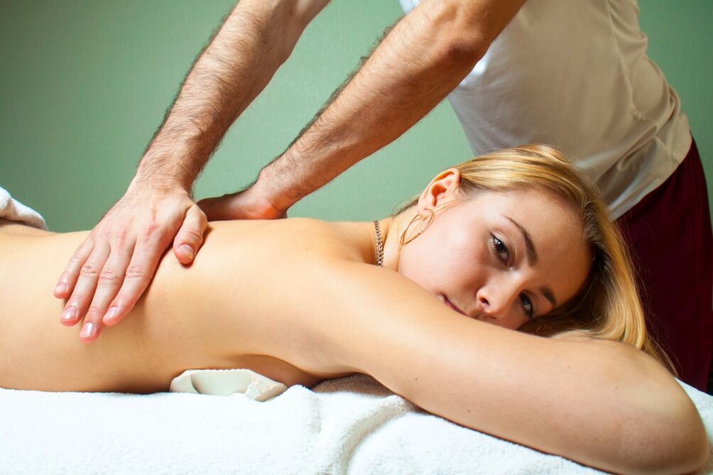 Physiotherapy breast in case of osteochondrosis
