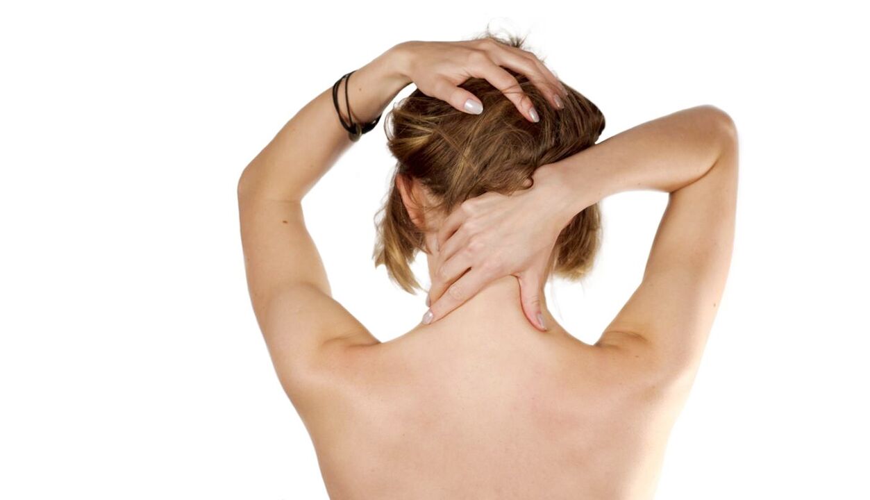 self-massage of the neck for osteochondrosis
