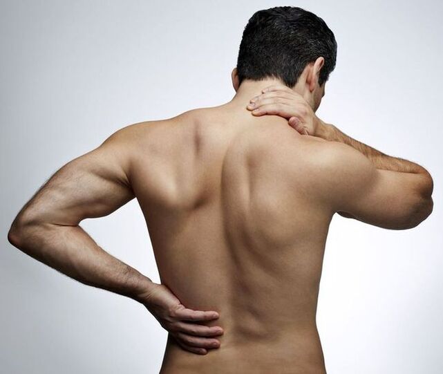 Long-term pain under the left shoulder blade in a man that requires a visit from a therapist